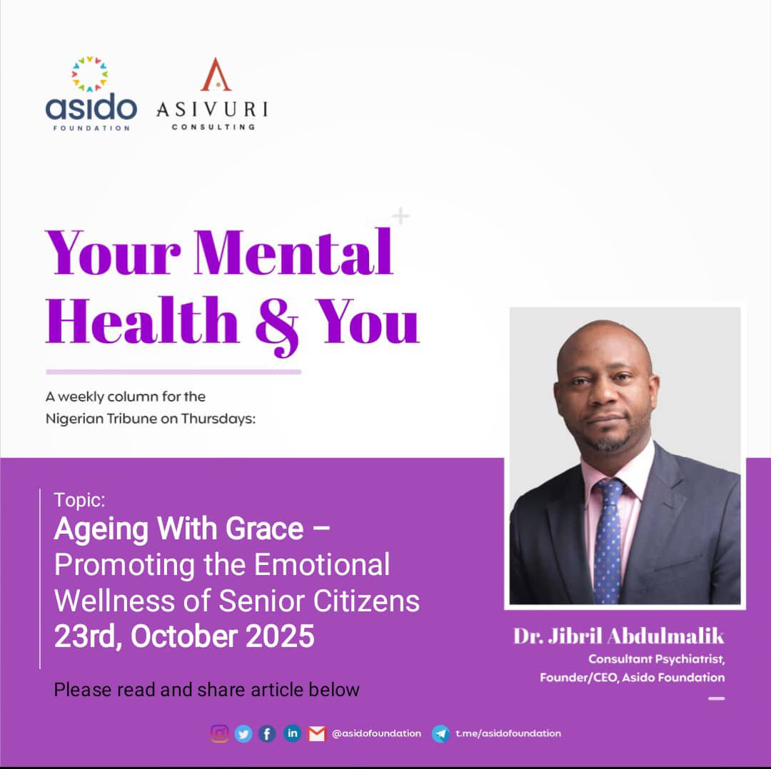 Ageing With Grace – Promoting the Emotional Wellness of Senior Citizens