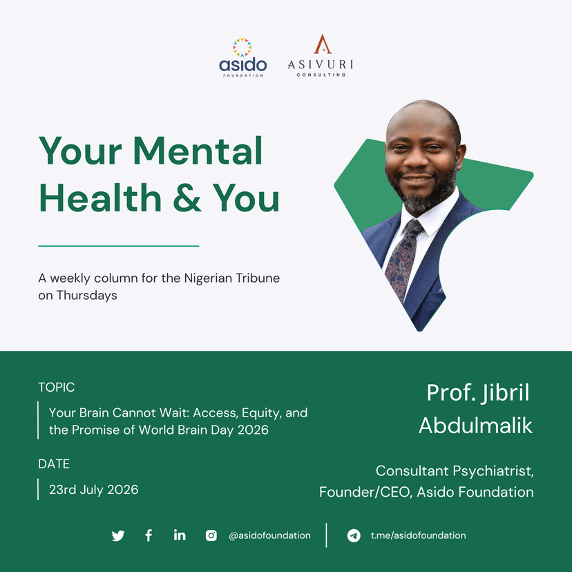 Your Brain Cannot Wait: Access, Equity, and the Promise of World Brain Day 2026