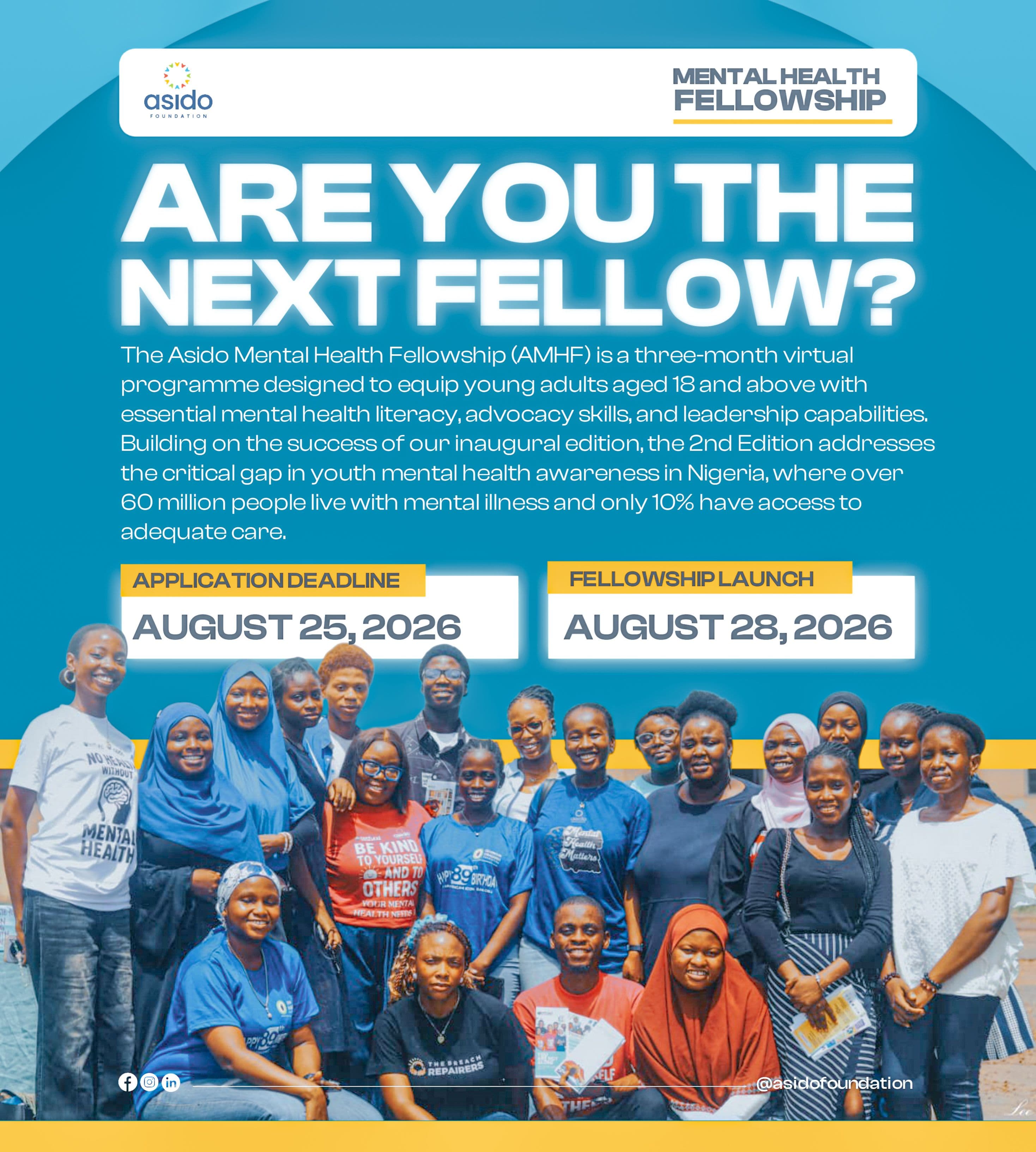 Asido Mental Health Fellowship (AMHF)